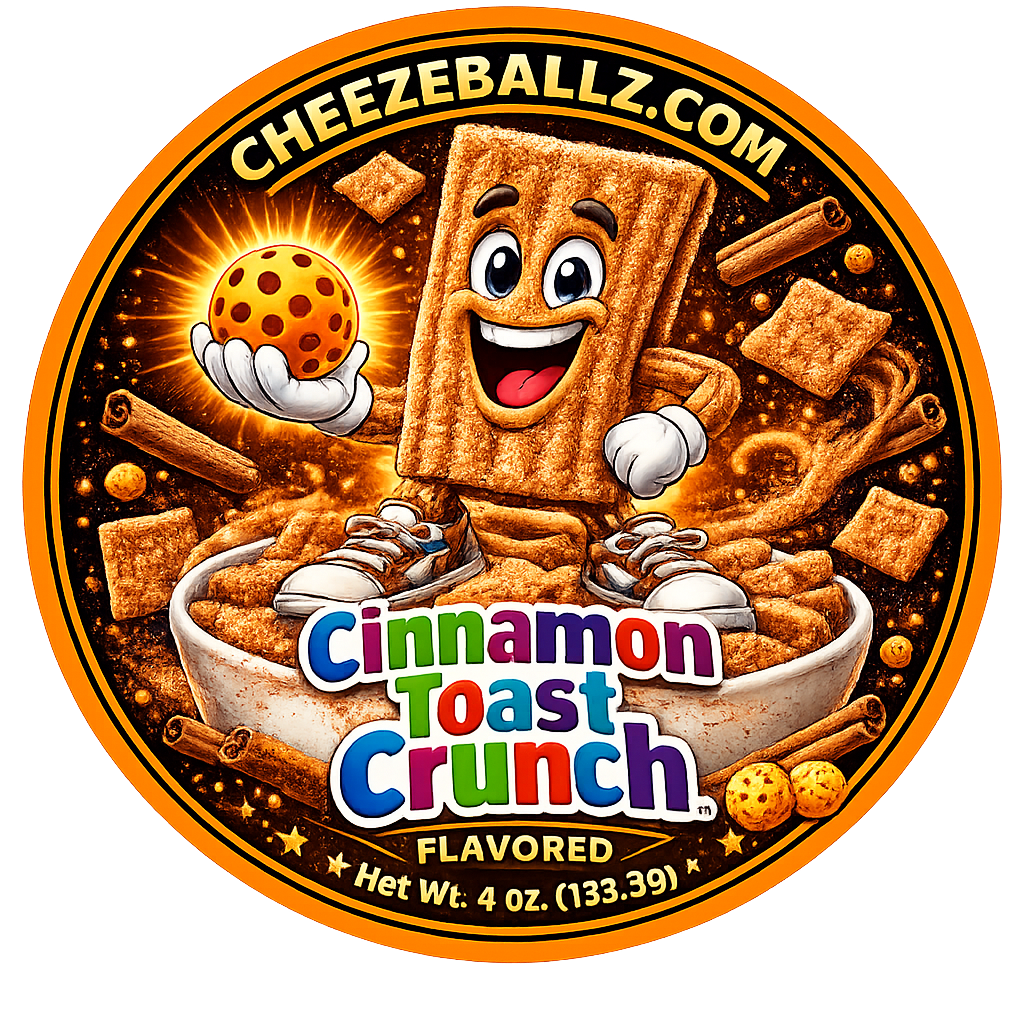 Cinnamon Toast Crunch - Gourmet Flavored Cheeze Balls - 4 oz. Pouch