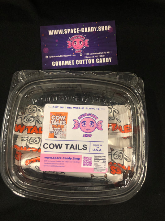 Caramel Cow Tails Bottles Candy Pack