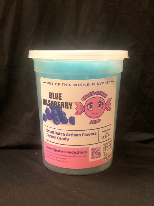 Blue Raspberry Classic Cotton Candy 32 oz. Tub