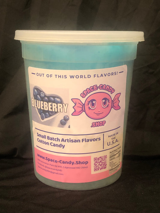 Blueberry Classic Cotton Candy 32 oz. Tub