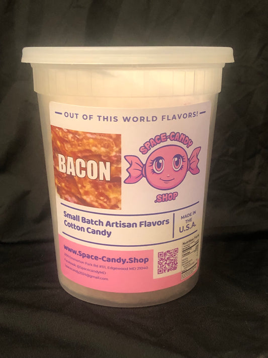 Bacon Classic Cotton Candy 32 oz. Tub