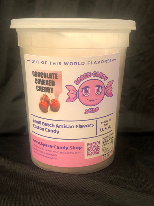 Chocolate Cherry Classic Cotton Candy 32 oz. Tub