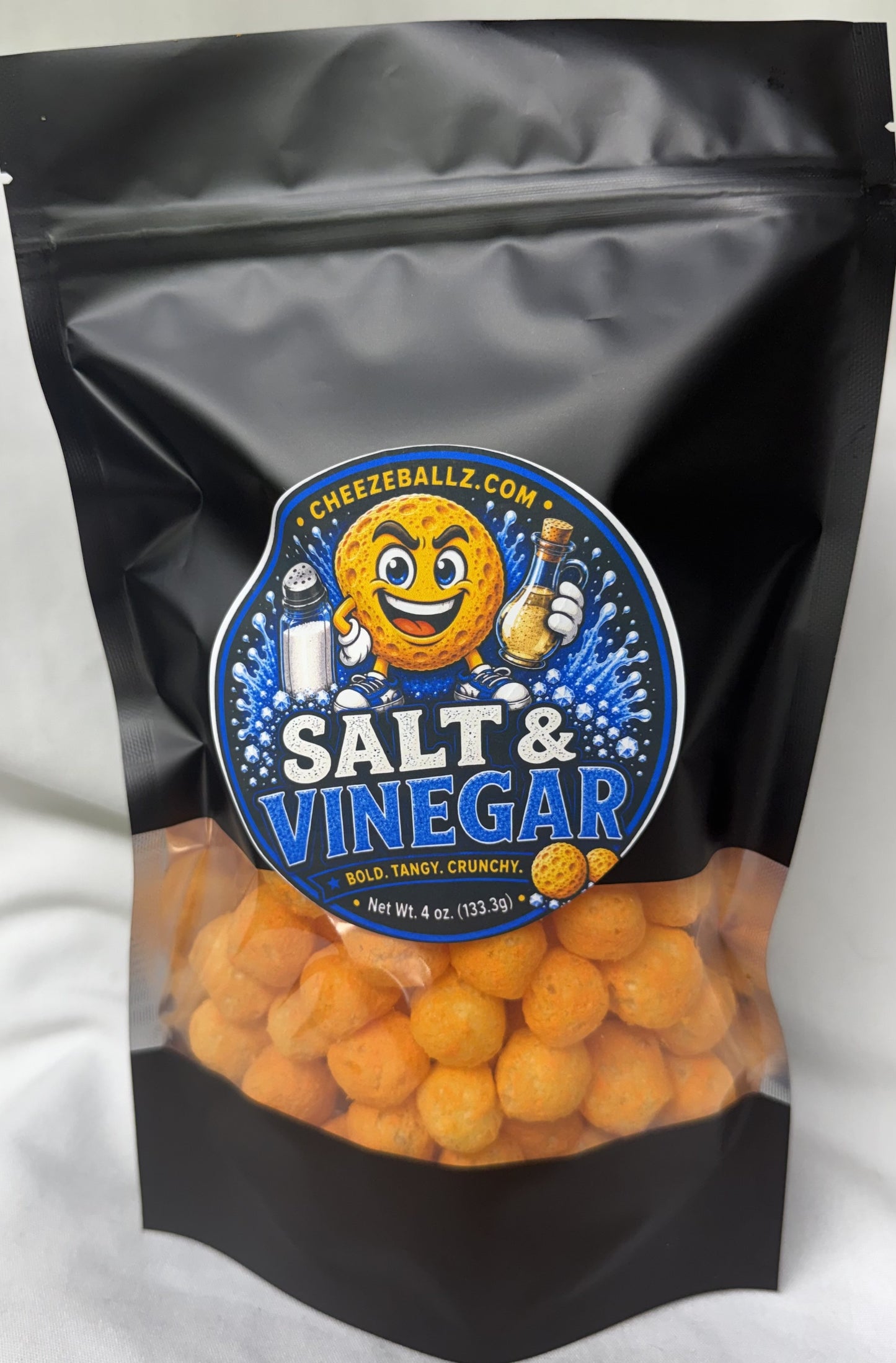 Nacho Cheese - Gourmet Flavored Cheeze Balls - 4 oz. Pouch
