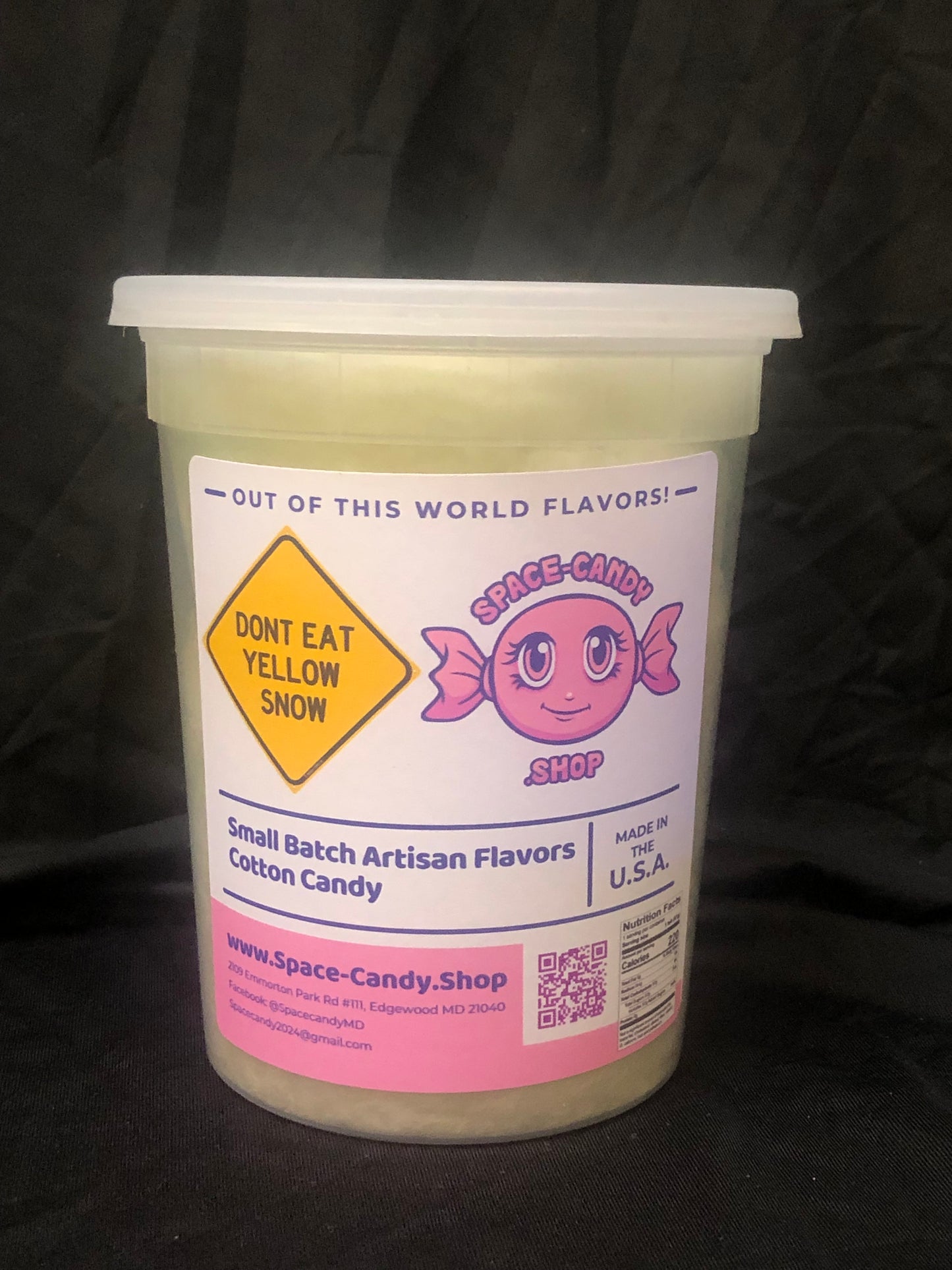 Don't Eat The Yellow Snow LOL! Classic Cotton Candy 32 oz. Tub