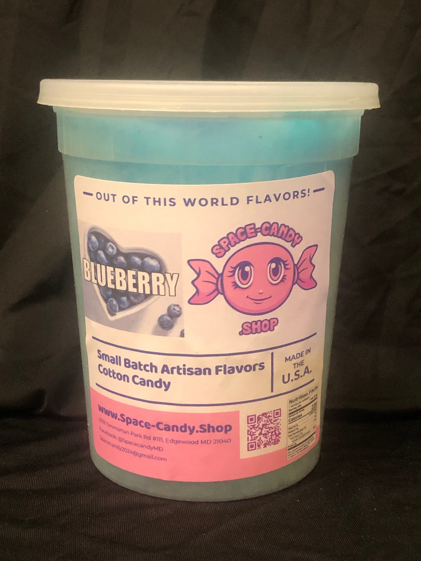 Rainbow Classic Cotton Candy 32 oz. Tub