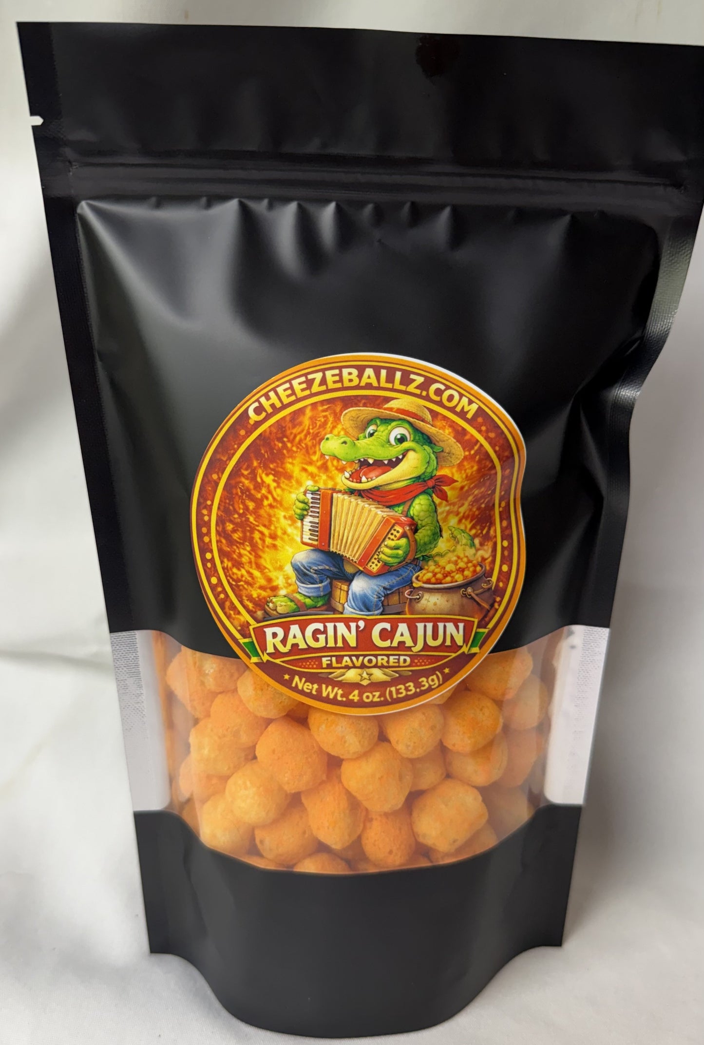 Nacho Cheese - Gourmet Flavored Cheeze Balls - 4 oz. Pouch