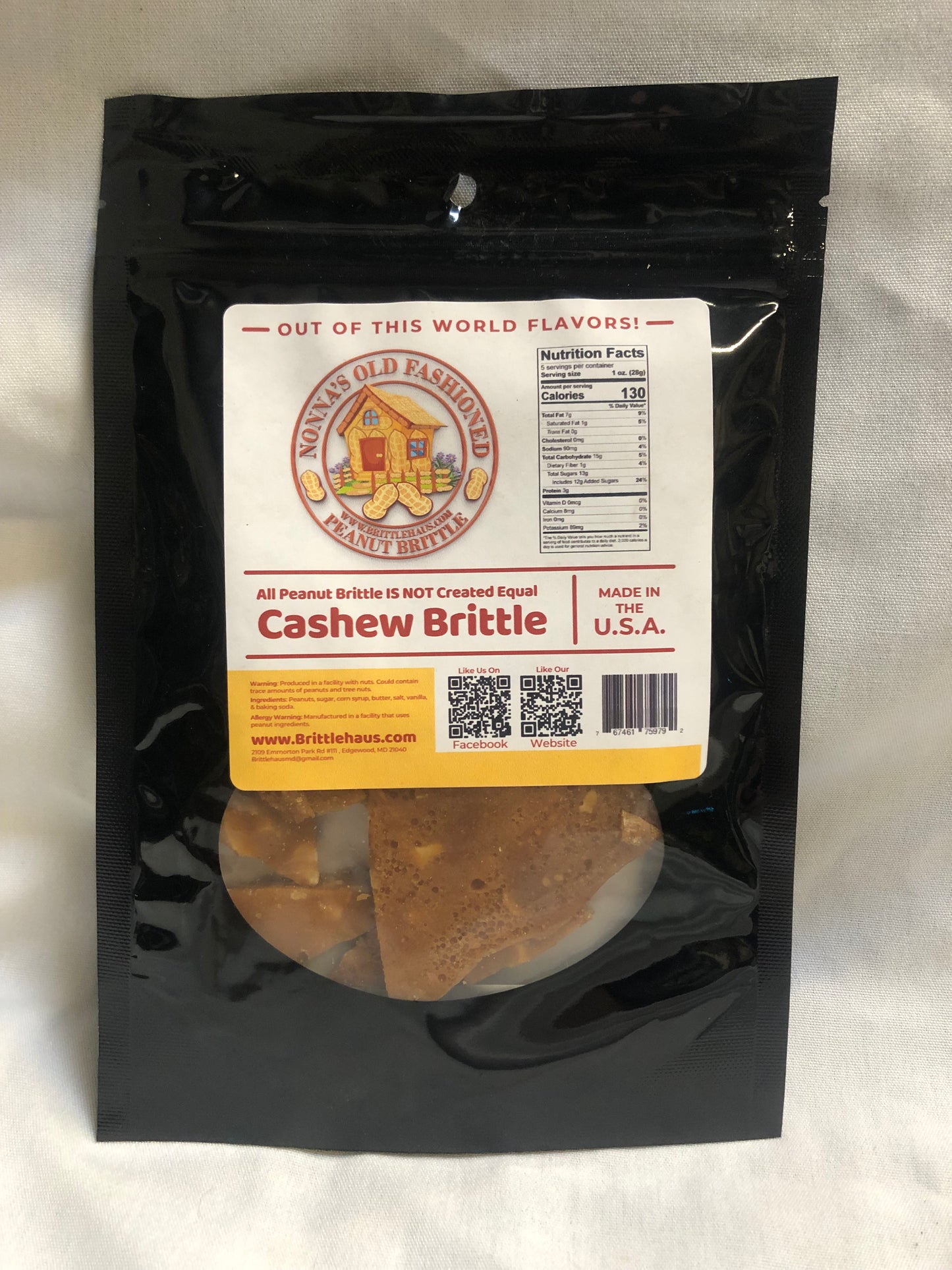 Cashew Brittle