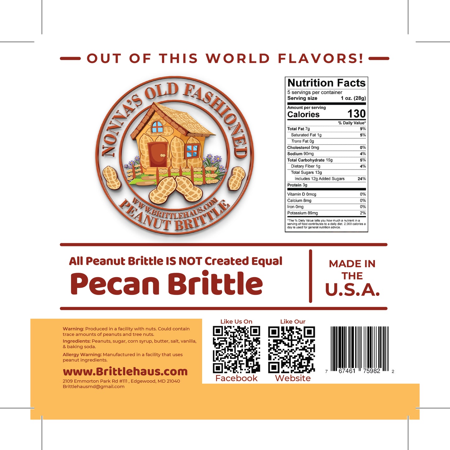 Pecan Brittle