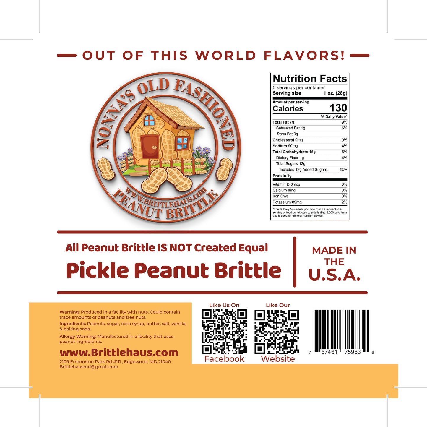 Pickle Peanut Brittle